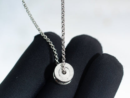 [⭐Haelin Jewelry]ZERO 1 SILVER DIAMOND NECKLACE