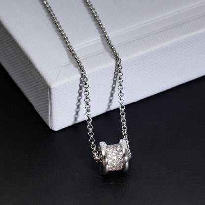 [⭐Haelin Jewelry]ZERO 1 SILVER DIAMOND NECKLACE