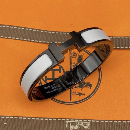 [⭐Haelin Jewelry]H BRACELET 12MM BLACK WHITE CERAMIC
