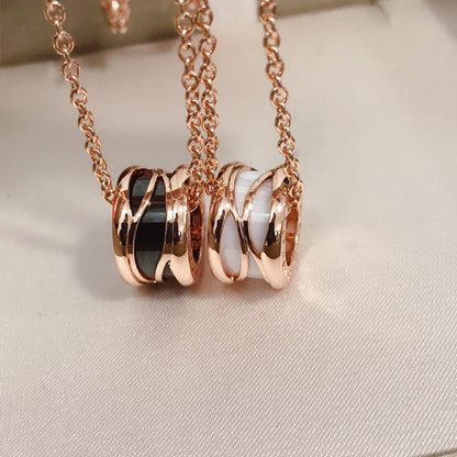 [⭐Haelin Jewelry]ZERO 1 FOUR BAND PINK GOLD CERAMIC