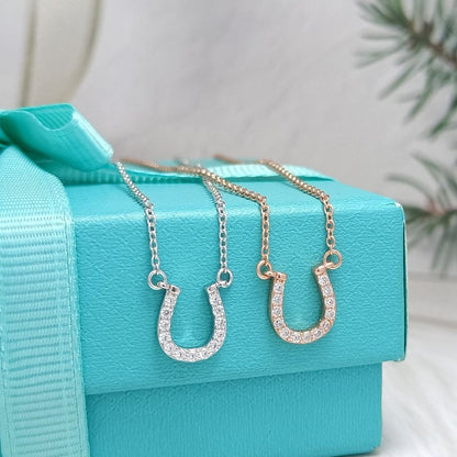 [Haelin Jewelry]U DIAMONDS PEDANT NECKLACE
