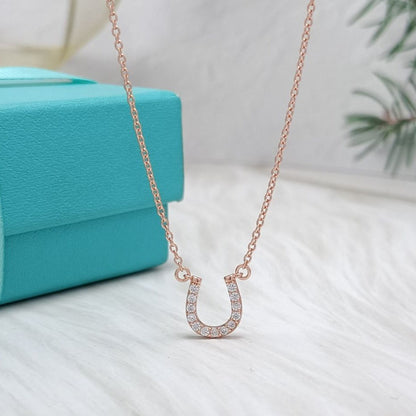 [Haelin Jewelry]U DIAMONDS PEDANT NECKLACE