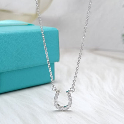 [Haelin Jewelry]U DIAMONDS PEDANT NECKLACE