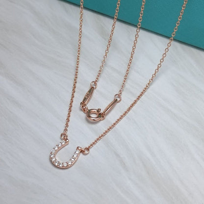 [Haelin Jewelry]U DIAMONDS PEDANT NECKLACE