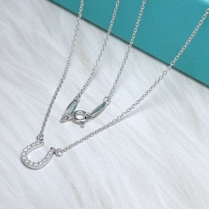 [Haelin Jewelry]U DIAMONDS PEDANT NECKLACE