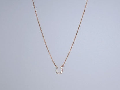 [Haelin Jewelry]U DIAMONDS PEDANT NECKLACE