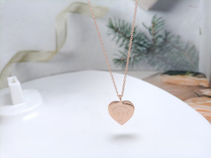 [Haelin Jewelry]HEART DIAMONDS PEDANT NECKLACE