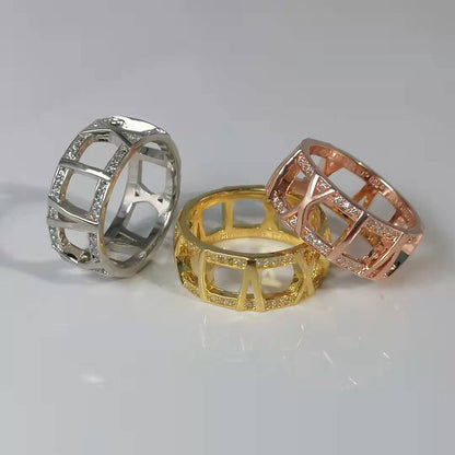 [Haelin Jewelry]ATLAS LARGE OPEN DIAMOND RING