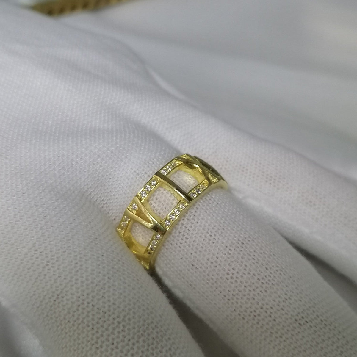 [Haelin Jewelry]ATLAS LARGE OPEN DIAMOND RING