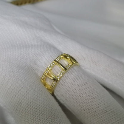 [Haelin Jewelry]ATLAS LARGE OPEN DIAMOND RING