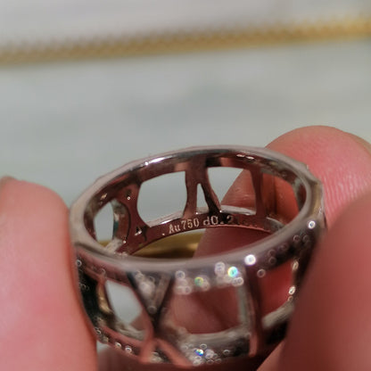[Haelin Jewelry]ATLAS LARGE OPEN DIAMOND RING