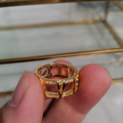 [Haelin Jewelry]ATLAS LARGE OPEN DIAMOND RING