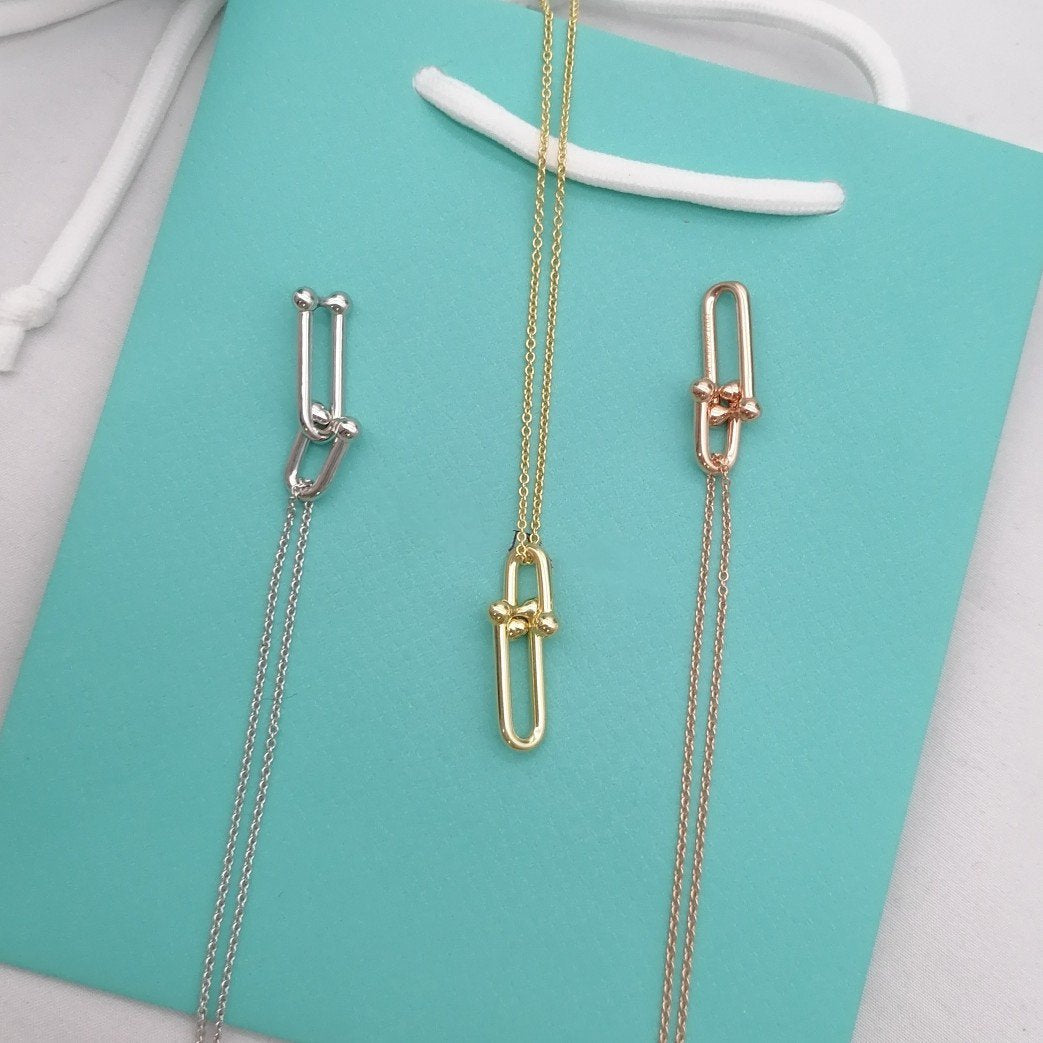 [Haelin Jewelry]HARDWEAR GOLD DROP PEDANT NECKLACE