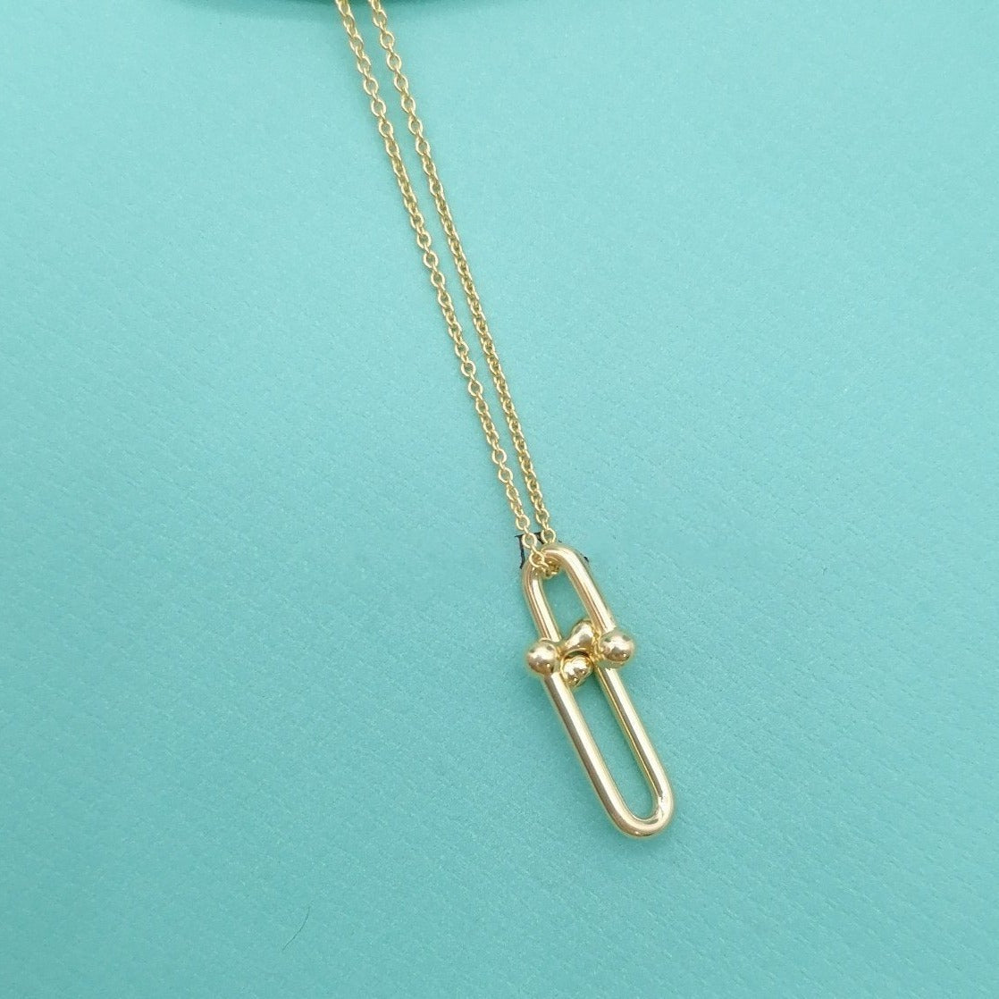 [Haelin Jewelry]HARDWEAR GOLD DROP PEDANT NECKLACE