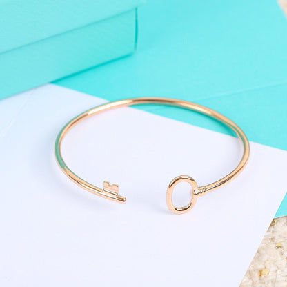 [Haelin Jewelry]KEY WIRE OVAL BRACELET