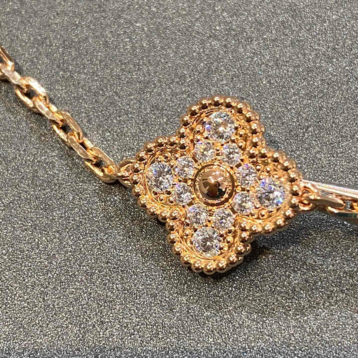 [⭐Haelin Jewelry] CLOVER 5 MOTIF FULL DIAMOND BRACELET COLLECTION