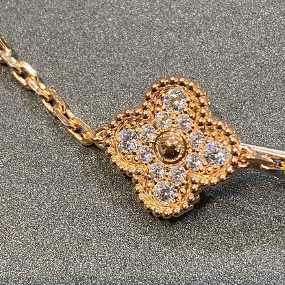 [⭐Haelin Jewelry] CLOVER 5 MOTIF FULL DIAMOND BRACELET COLLECTION