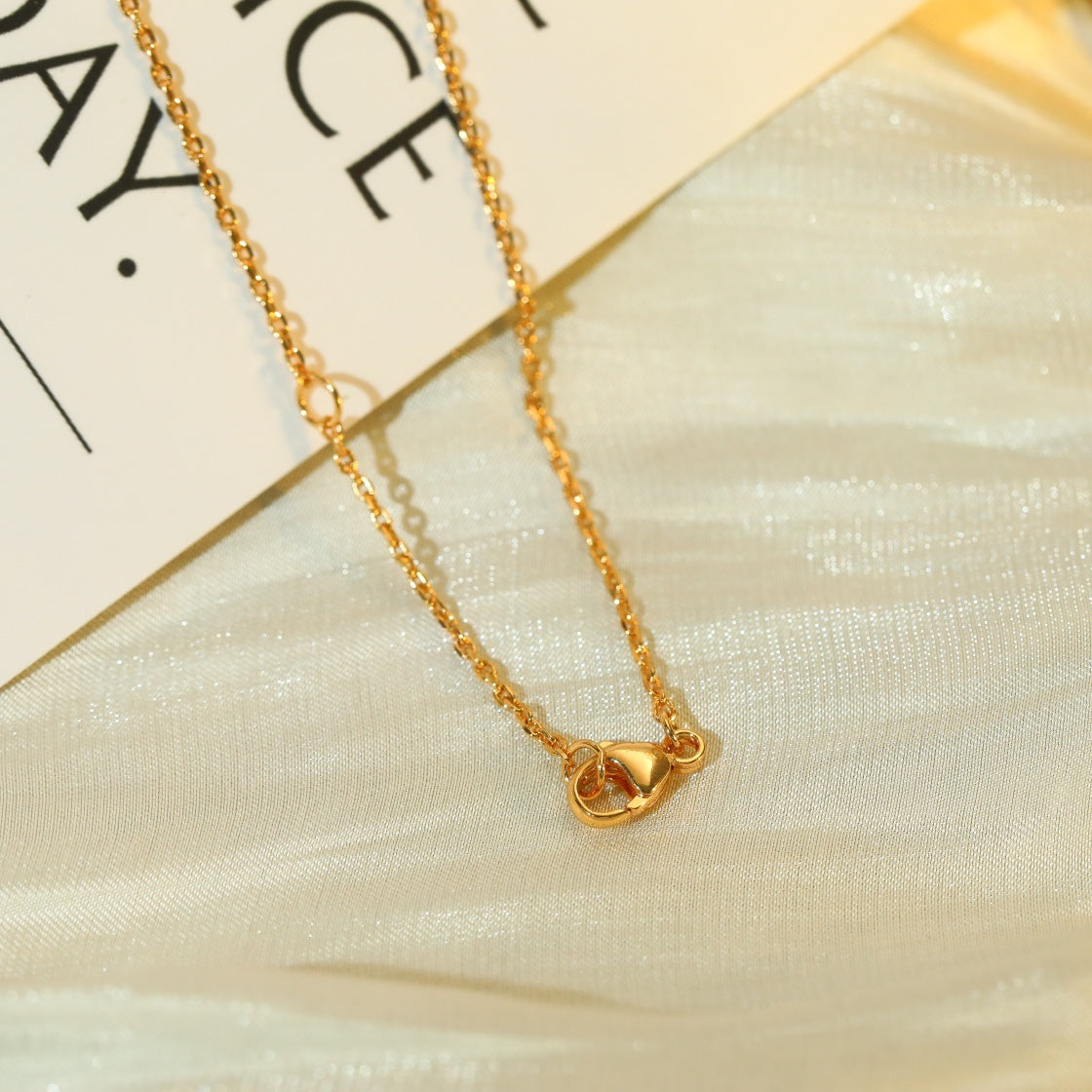 [⭐Haelin Jewelry]VOLT SILVER DIAMOND PEDANT NECKLACE
