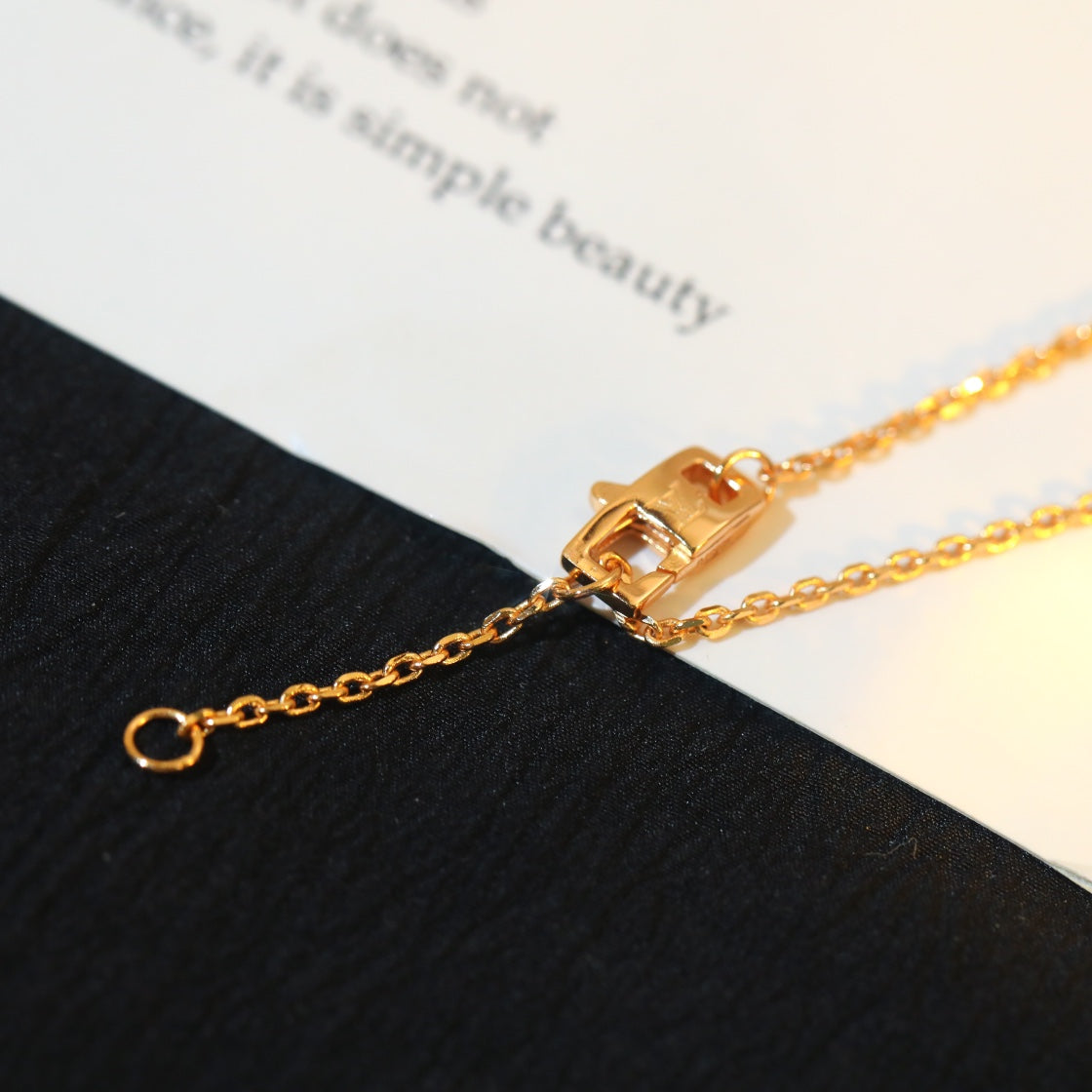 [⭐Haelin Jewelry]STAR AND SUN DIAMOND PINK GOLD NECKLACE