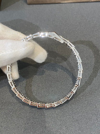 [⭐Haelin Jewelry]SERPENTI BRACELET DIAMONDS SILVER