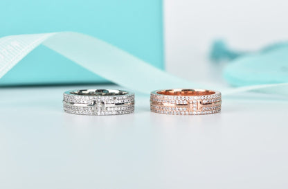 [Haelin Jewelry]T WIRE DIAMOND RING