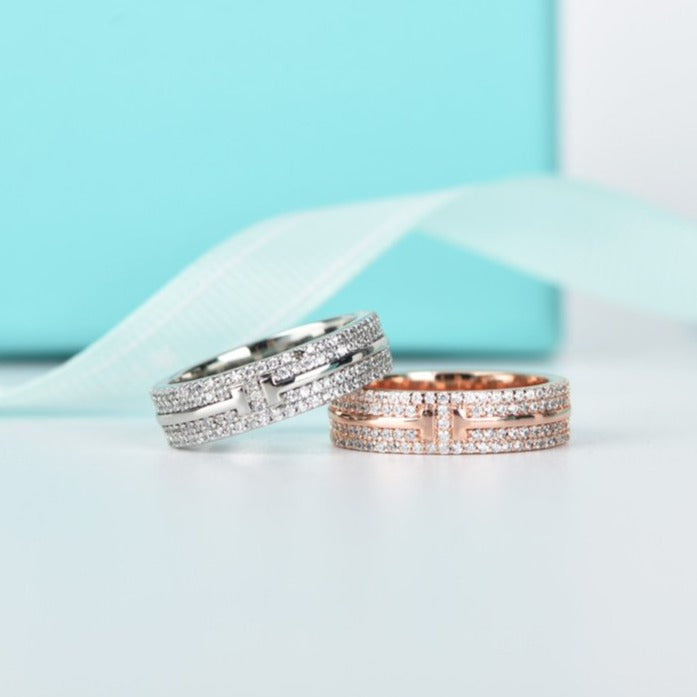[Haelin Jewelry]T WIRE DIAMOND RING
