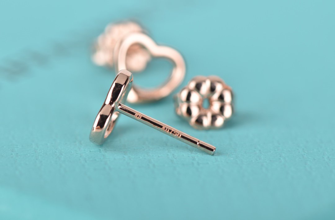 [Haelin Jewelry]OPEN HEART STUD EARRINGS