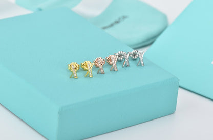 [Haelin Jewelry]ATLAS DIAMOND STUD EARRINGS