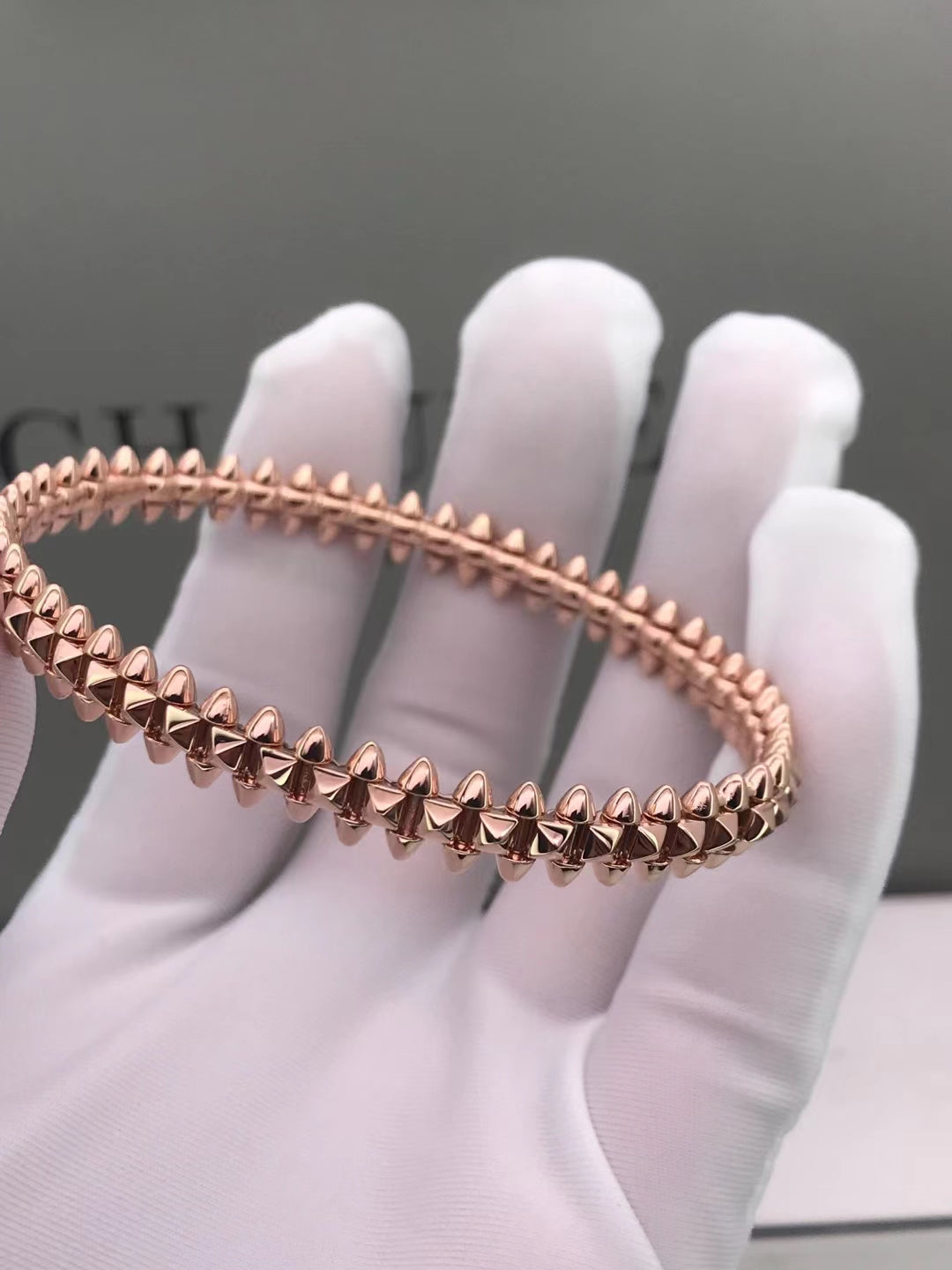 [⭐Haelin Jewelry]CLASH PINK GOLD BRACELET