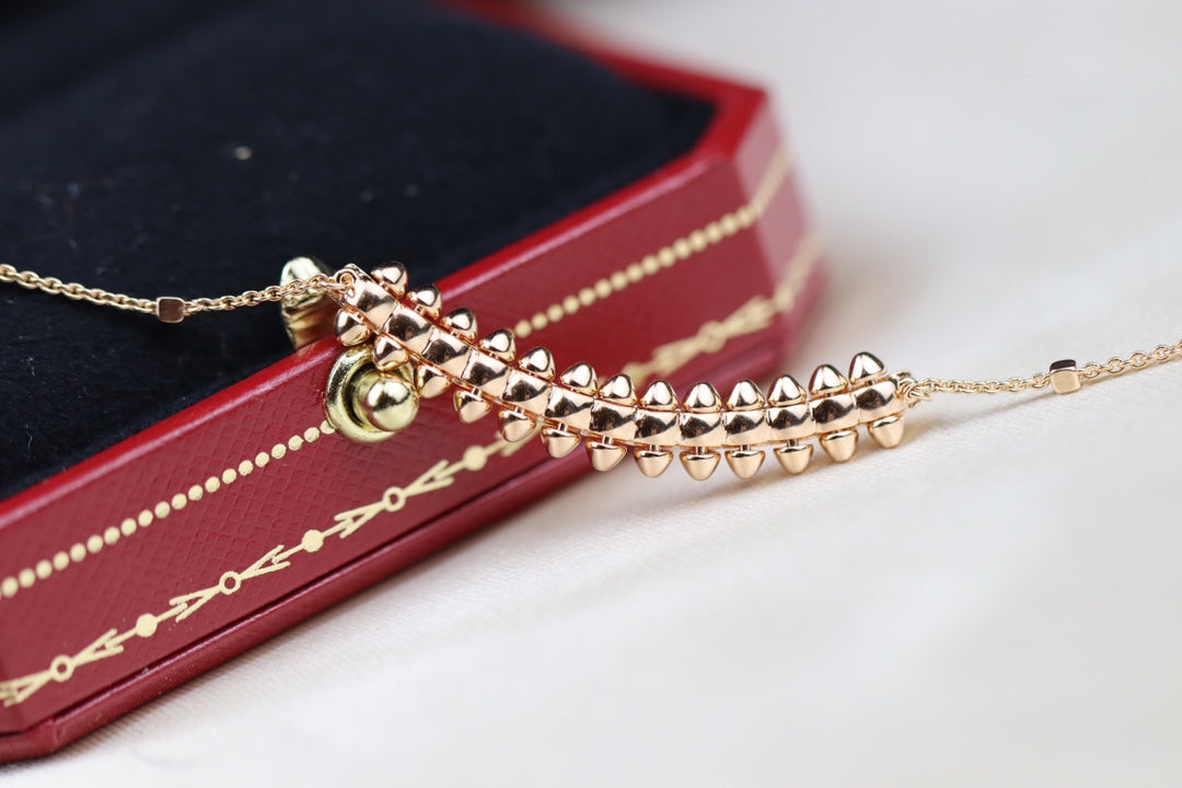 [⭐Haelin Jewelry]CLASH PINK GOLD NECKLACE