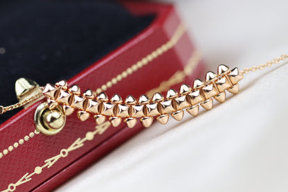 [⭐Haelin Jewelry]CLASH PINK GOLD NECKLACE