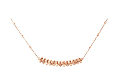 [⭐Haelin Jewelry]CLASH PINK GOLD NECKLACE
