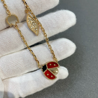 [⭐Haelin Jewelry]LUCKY SPRING 15 MOTIFS GOLD NECKLACE