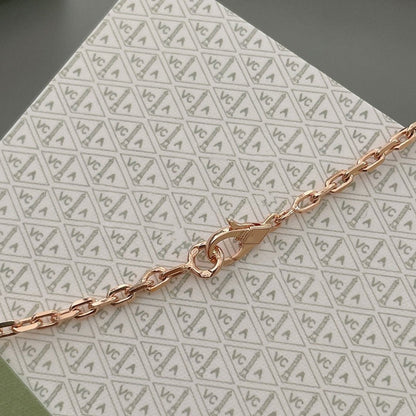 [⭐Haelin Jewelry]LUCKY SPRING 15 MOTIFS ROSE GOLD NECKLACE
