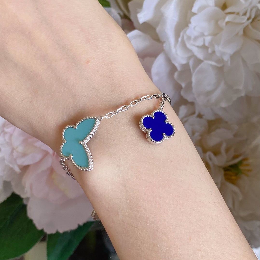 [⭐Haelin Jewelry]LUCKY SPRING SILVER BRACELET 4 MOTIF