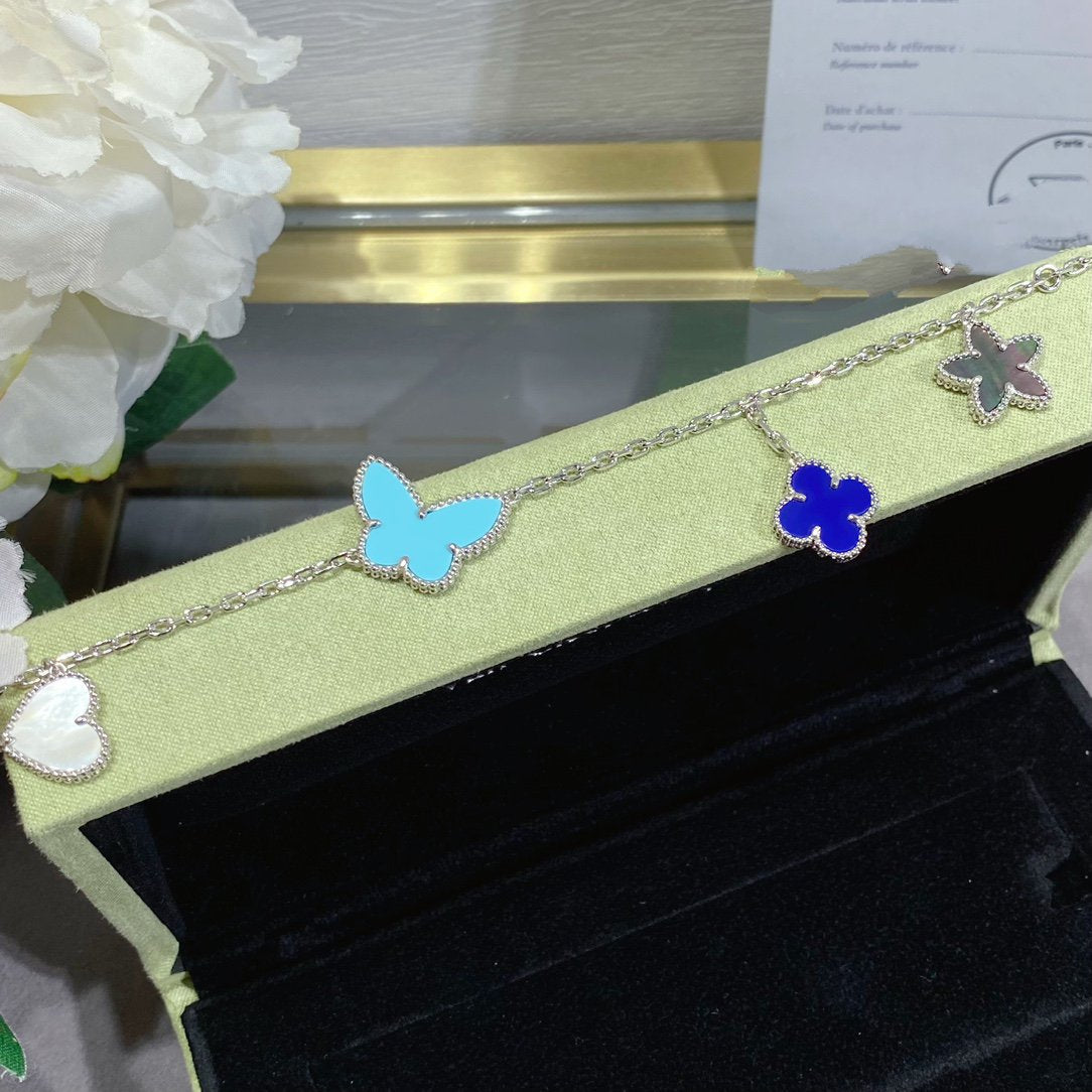 [⭐Haelin Jewelry]LUCKY SPRING SILVER BRACELET 4 MOTIF