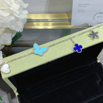 [⭐Haelin Jewelry]LUCKY SPRING SILVER BRACELET 4 MOTIF