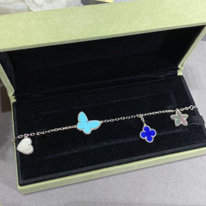 [⭐Haelin Jewelry]LUCKY SPRING SILVER BRACELET 4 MOTIF