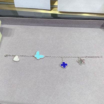 [⭐Haelin Jewelry]LUCKY SPRING SILVER BRACELET 4 MOTIF