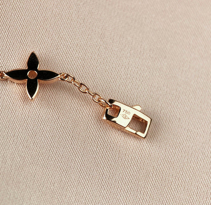 [⭐Haelin Jewelry]STAR AND SUN 7 MOTIFS GOLD BRACELET