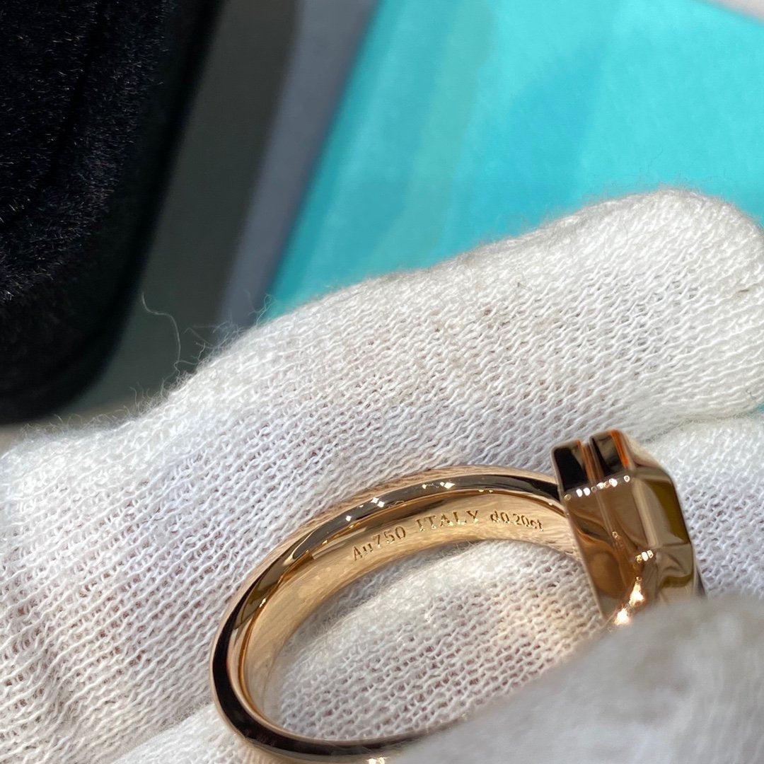 [Haelin Jewelry]T WIRE MEDIUM DIAMOND RING