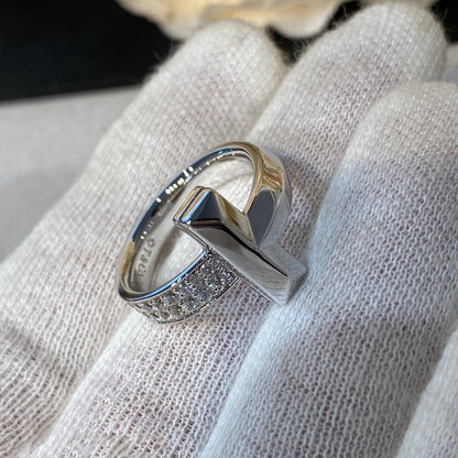 [Haelin Jewelry]T WIRE MEDIUM DIAMOND RING