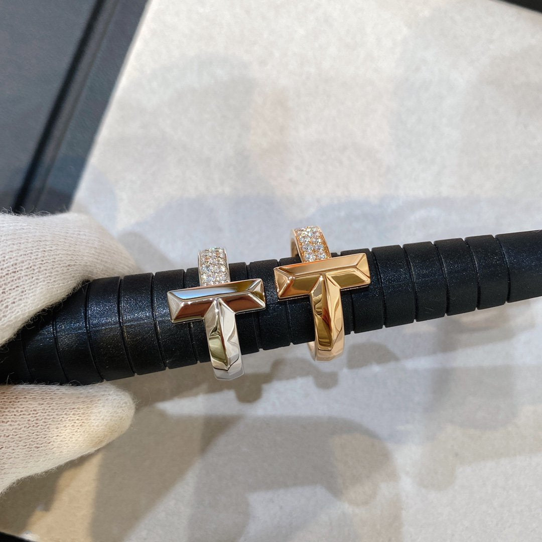 [Haelin Jewelry]T WIRE MEDIUM DIAMOND RING
