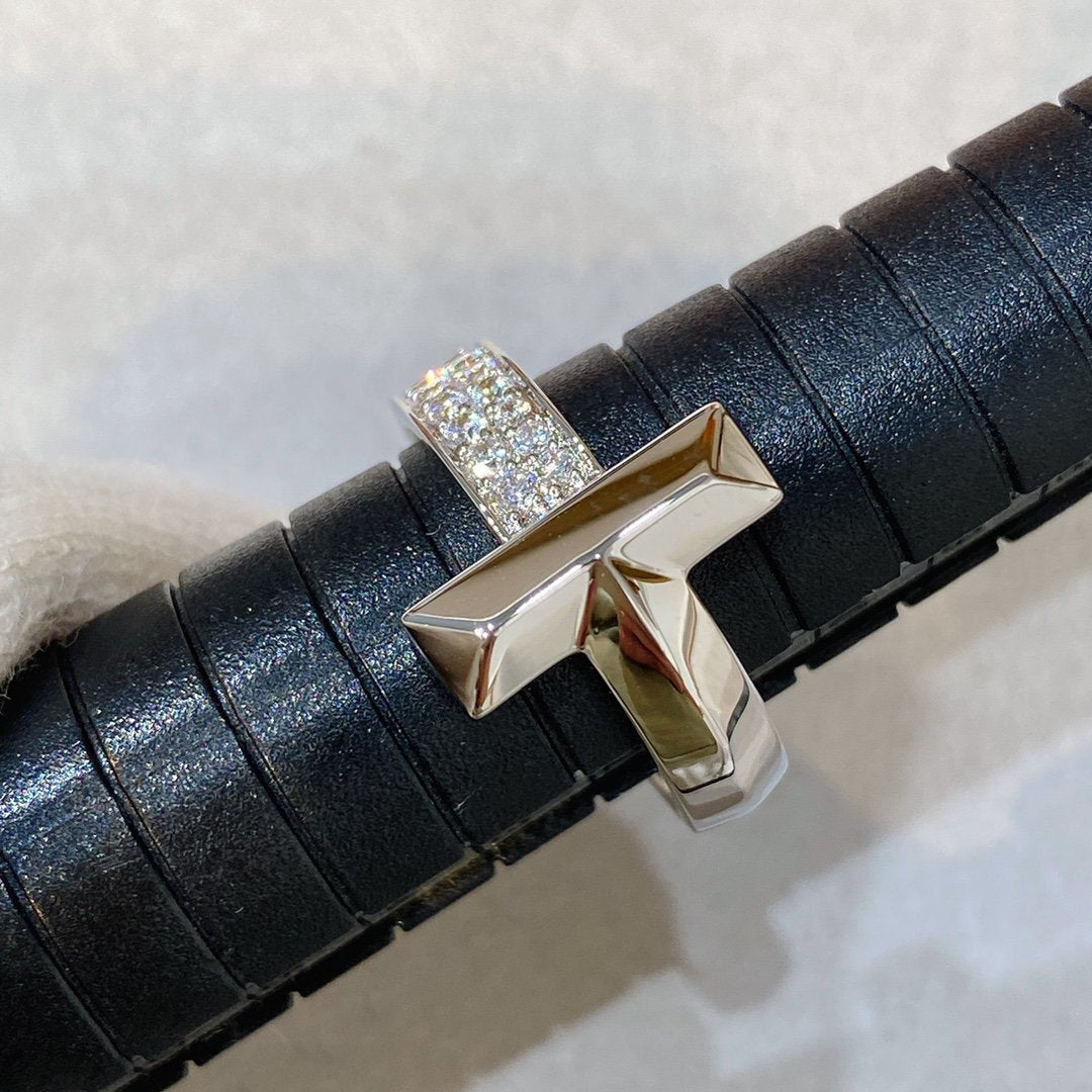 [Haelin Jewelry]T WIRE MEDIUM DIAMOND RING