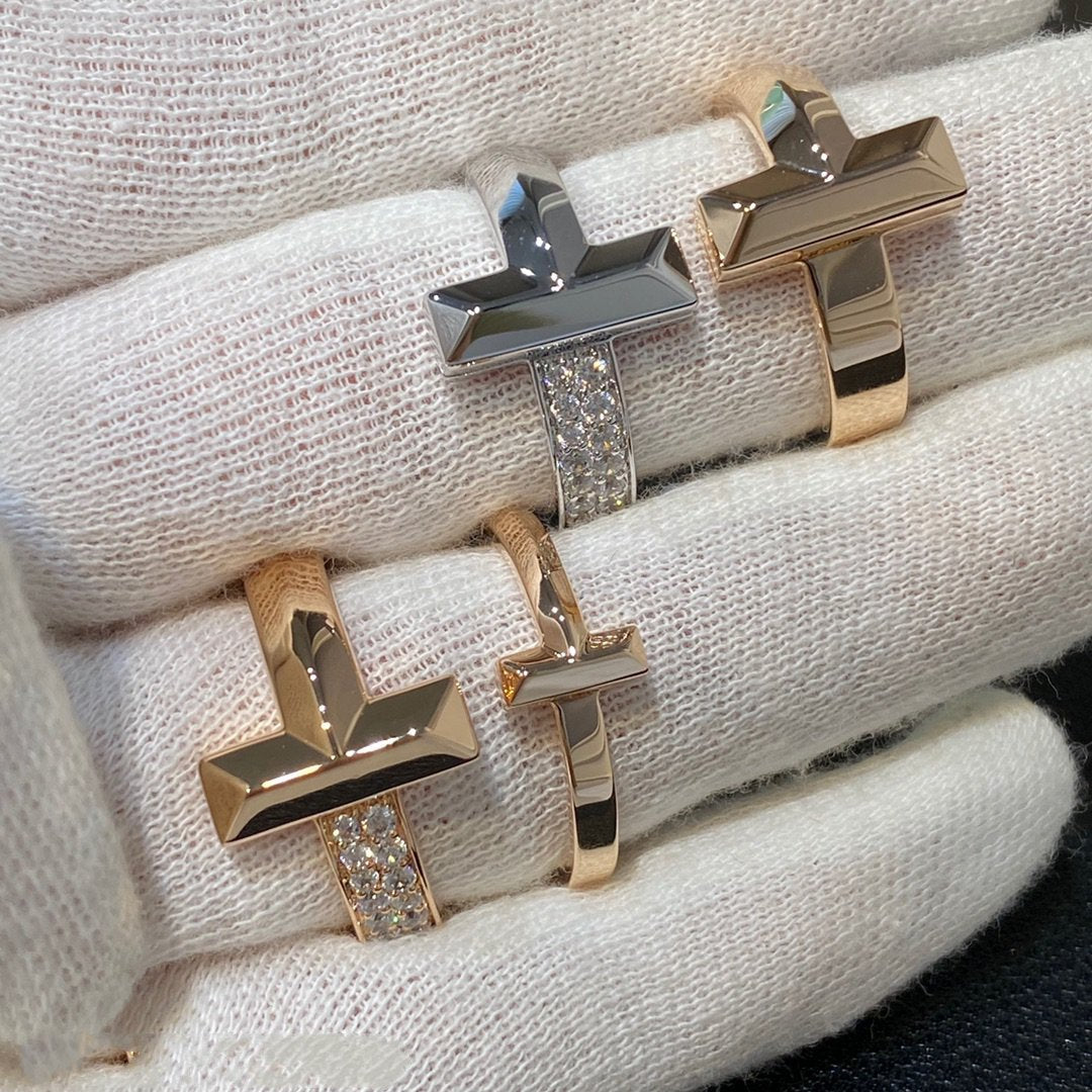 [Haelin Jewelry]T WIRE MEDIUM DIAMOND RING