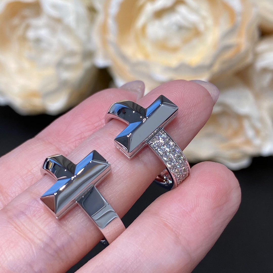 [Haelin Jewelry]T WIRE MEDIUM DIAMOND RING