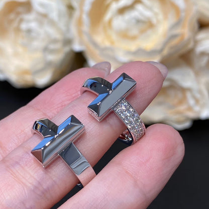 [Haelin Jewelry]T WIRE MEDIUM DIAMOND RING