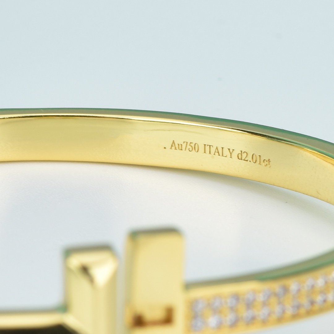 [Haelin Jewelry]WIDE DIAMONDS HINGED BANGLE