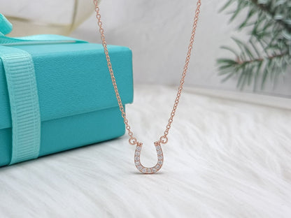 [Haelin Jewelry]U PEDANT DIAMOND NECKLACE