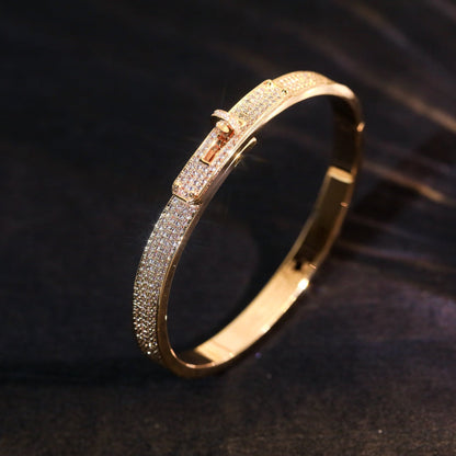 [⭐Haelin Jewelry]KELLY BRACELET DIAMOND PAVED